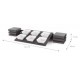 CONJUNTO EXPOSITOR BUFFET CUBIC 6 BOLS - ilvo.es