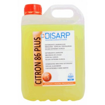 CITRON 86 PLUS- Detergente liquido maquina lavavajillas. Aguas extrema dureza. Especial cristal y vidrio