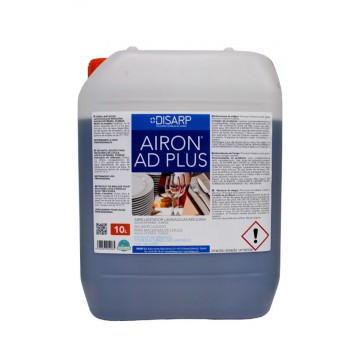 AIRON AD PLUS - Abrillantador liquido maquina lavavajillas. Aguas extrema dureza