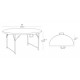 MESA REDONDA PLEGABLE AL CENTRO 150 cm. - ilvo.es