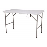 MESA RECTANGULAR PLEGABLE AL CENTRO 122 cm. - ilvo.es