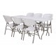 MESA RECTANGULAR PLEGABLE AL CENTRO 180 cm. - ilvo.es