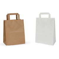 BOLSA PAPEL ASA PLANA - 32 + 16 x 27 cm. - ilvo.es
