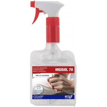 HIGISOL 70 Solución Higienizante Hidroalcoholica para Manos y Superficies