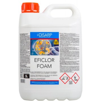 EFICLOR FOAM - Bactericida Alcalino Clorado Detergente Espumante