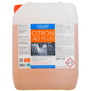 CITRON AD PLUS - Detergente liquido maquina lavavajillas. Aguas extrema dureza