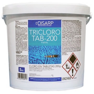 TRICLORO TAB-200 - Cloro en Tabletas - Piscinas