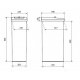 CONTENEDOR SANITARIO FEMENINO TAPA INOX - 40 Litros - ilvo.es
