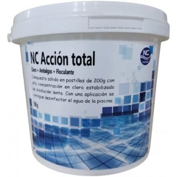 NC PASTILLAS DE CLORO MULTIACCIÓN de 200 gr. - Envase 5 kg