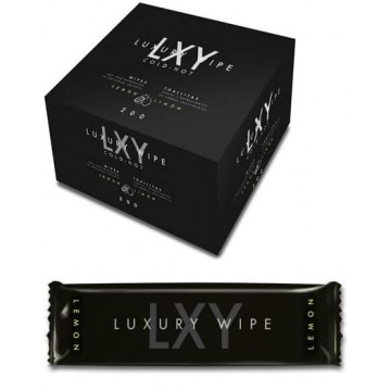 Toallita Refrescante de Limón de Tejido Luxury Wipe (Caja 200 Toallitas)