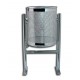 PAPELERA REDONDA BASCULANTE 75 LITROS INOX