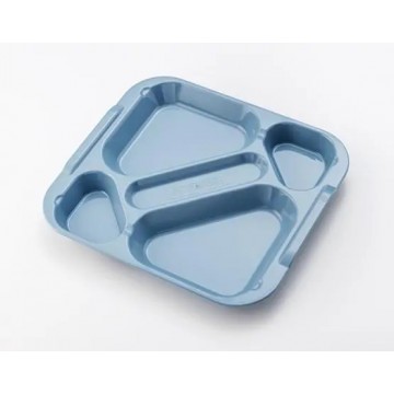 BANDEJA 5 COMPARTIMENTOS AZUL CLARO – POLICARBONATO (12 unidades)