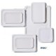 Bandejas Rectangulares de Cartón Blanco para pastelería - ilvo.es