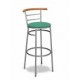 TABURETE CON RESPALDO DE MADERA MOD. M513 - ilvo.es