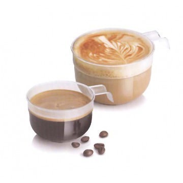 TAZAS CAFE TRANSPARENTES CON ASA
