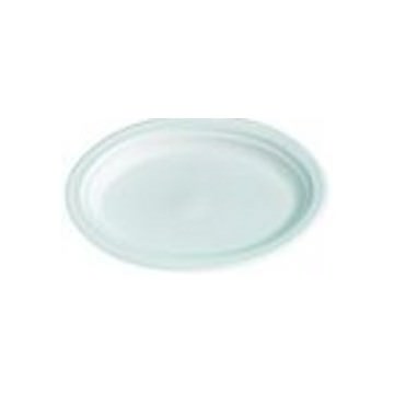 PLATO OVAL FIBRA MOLDEADA - 250 x 180 mm