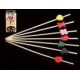 BROCHETA BAMBU FANTASIA 12 CM. - mod. 2 - ilvo.es